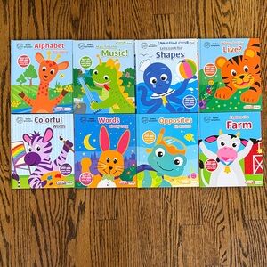 Interactive Learning Board Book Set for Kids